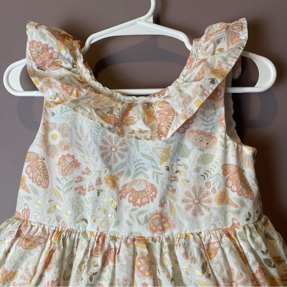 Prairie by Rachel Ashwell Dress Floral Butterfly 2T - Picture 3 of 11